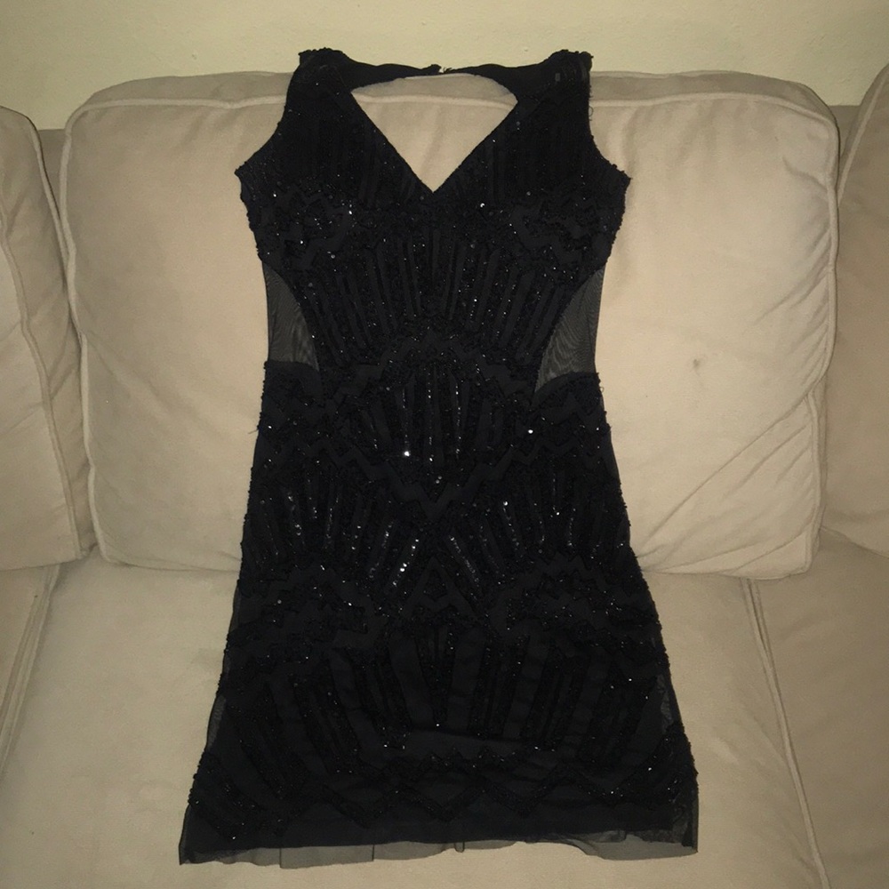 Beaded Black dress
